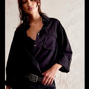 NWOT We The Free Made For Sun Linen Shirt